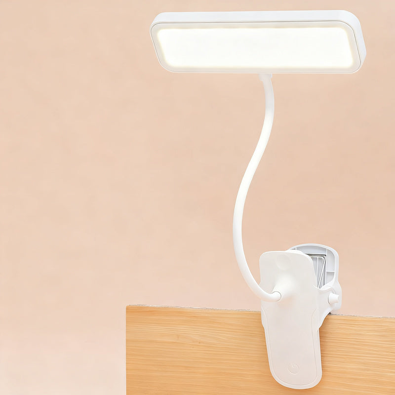 LED clip light with eye protection for learning