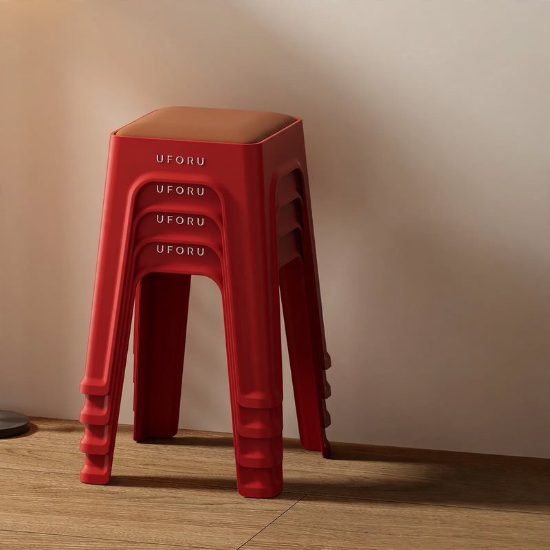 Plastic stacking stool, Model DA1408