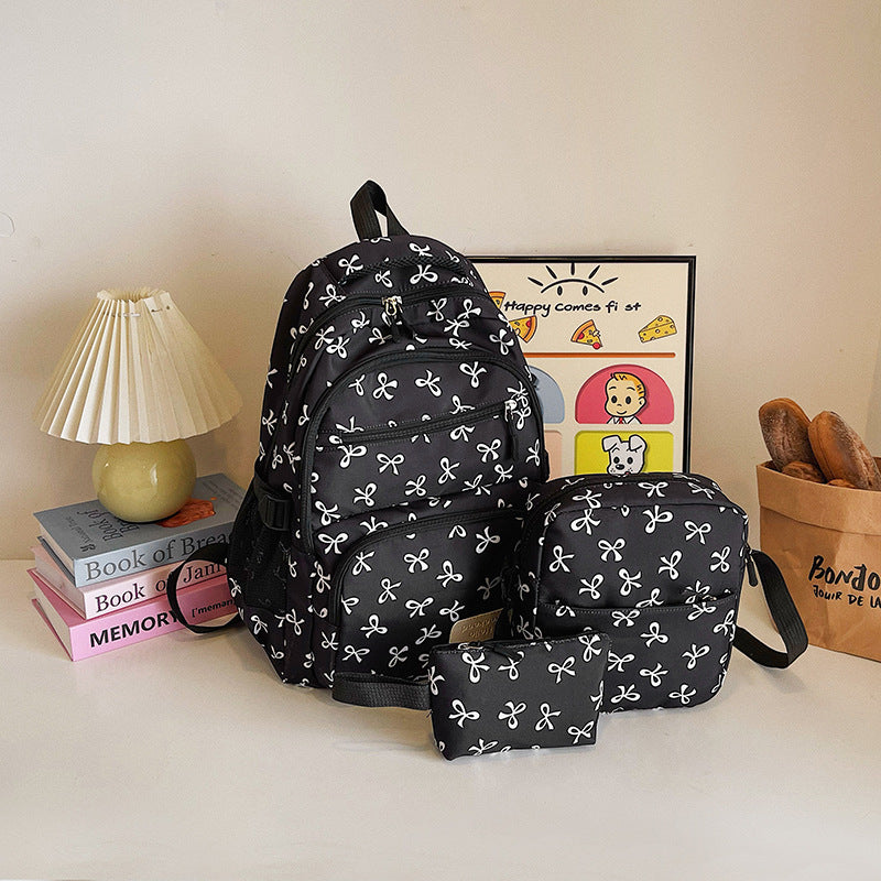 Nylon backpack, large capacity, modern design
