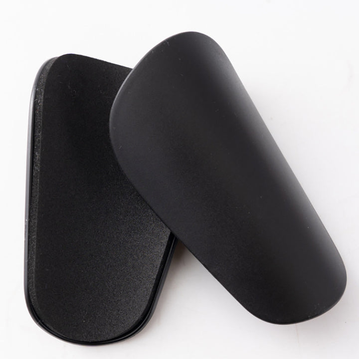 Plastic shin guards for ball sports