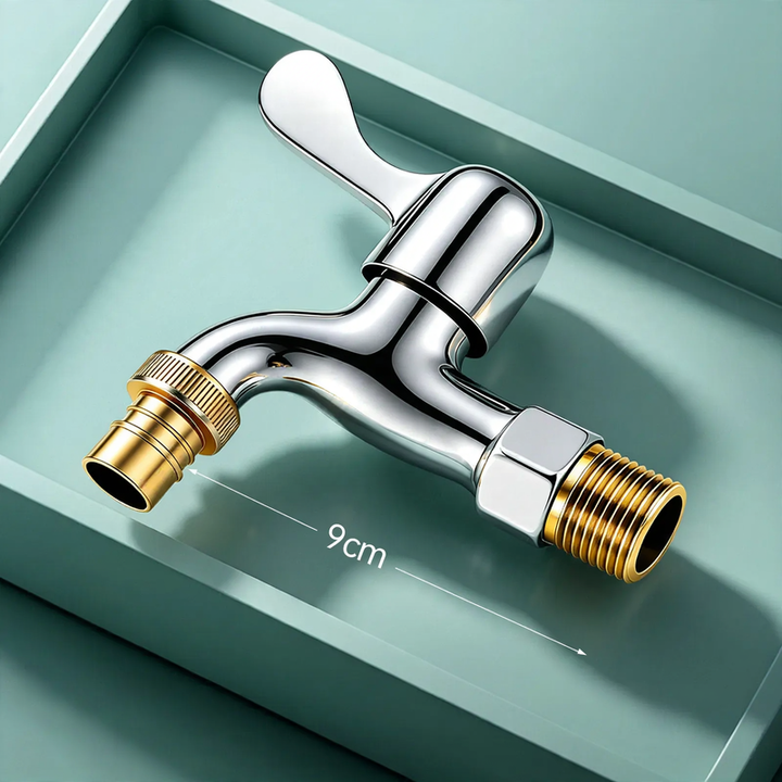 Stainless steel faucet for washing machine and balcony