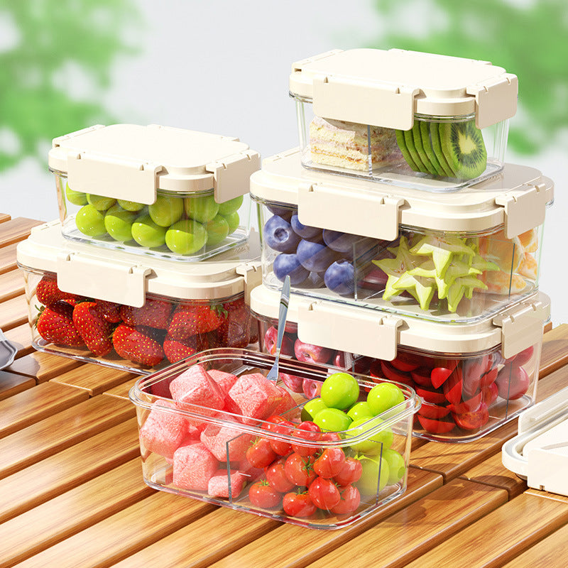 Fresh-keeping box with cooling element and drip tray