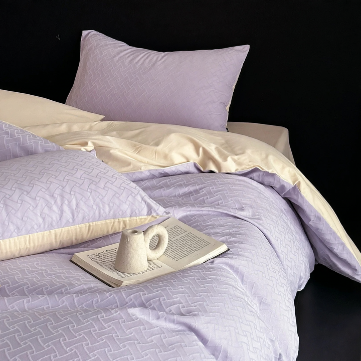 Cotton bedding set, 4-piece, long staple combed