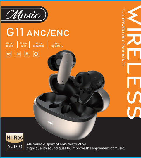 True Wireless Earbuds with Noise Cancellation