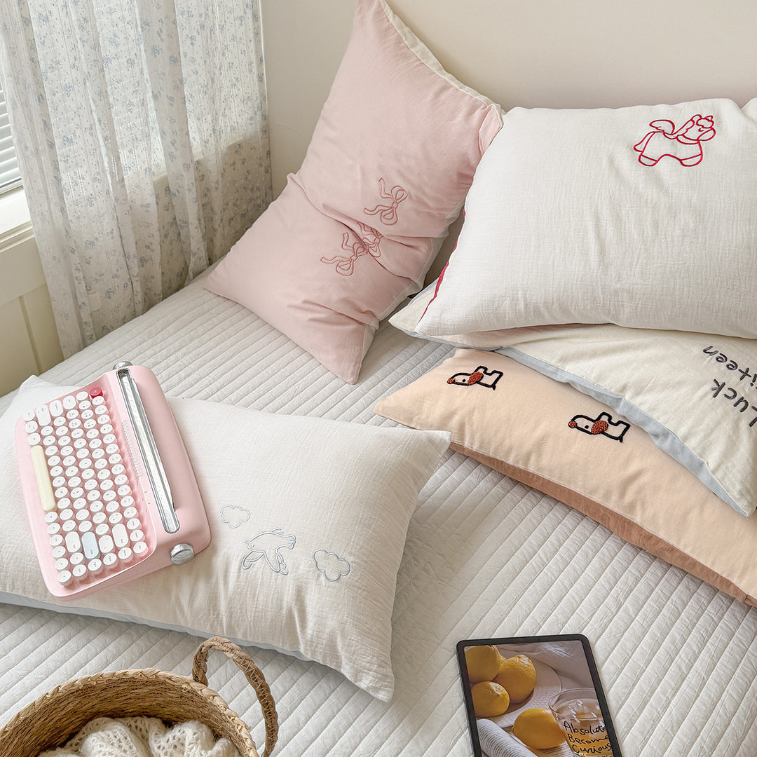 Cotton pillowcase 48×74 cm, double-layered
