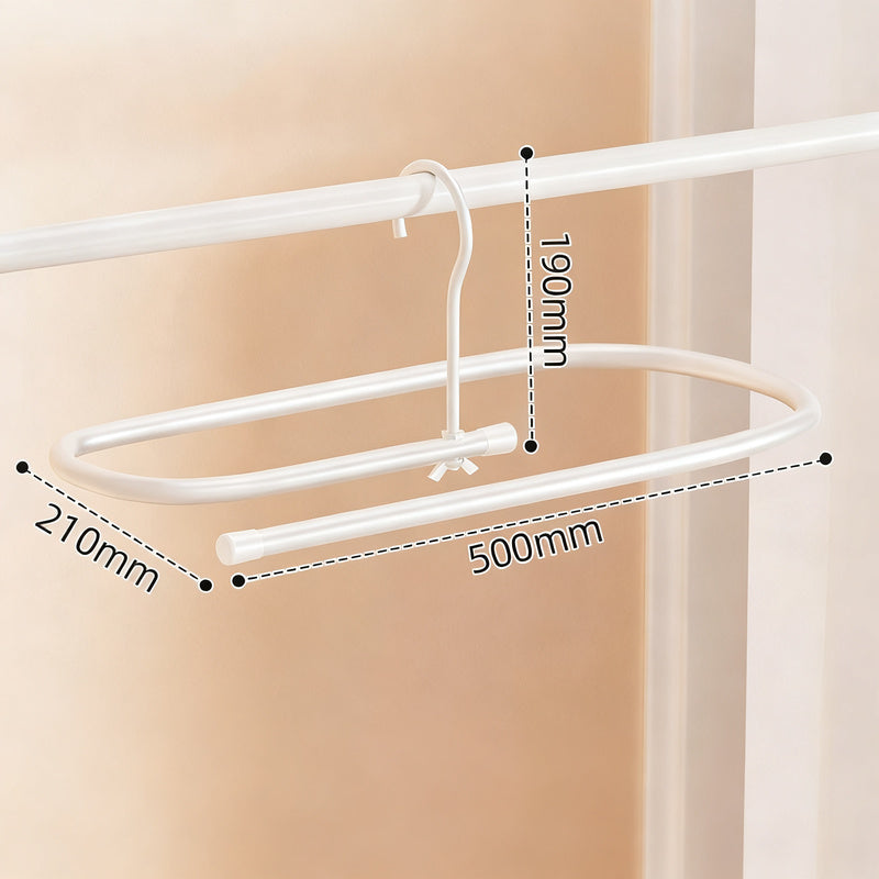 Clothes dryer spiral-shaped, round or oval