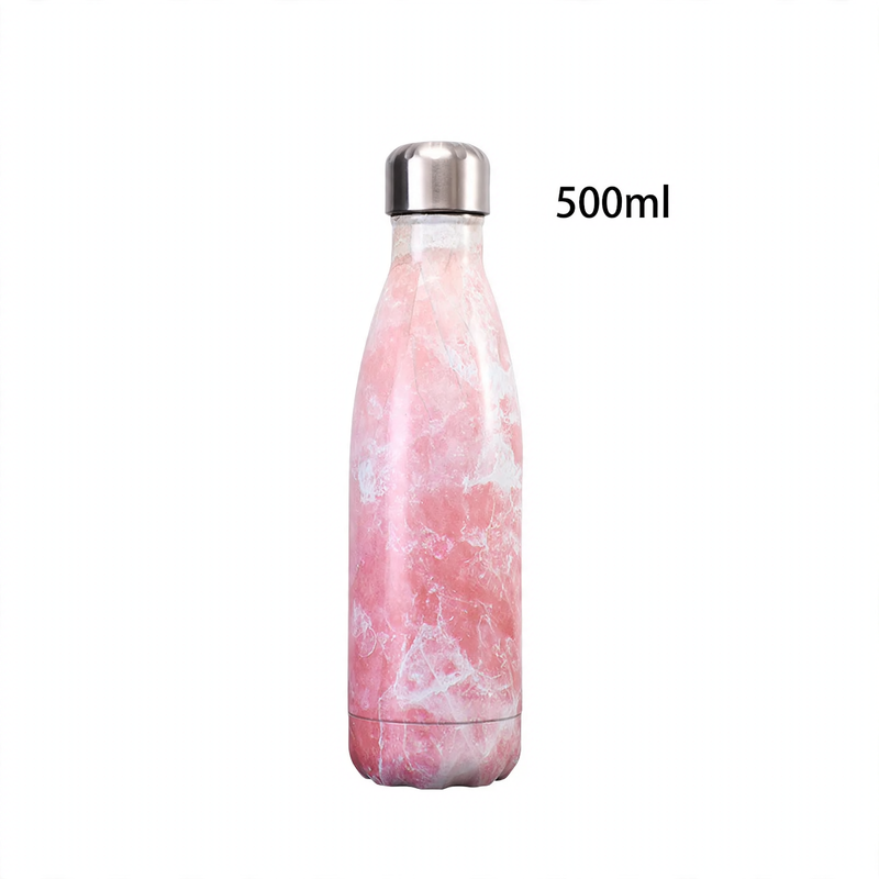 Insulated stainless steel drinking bottle, 500 ml