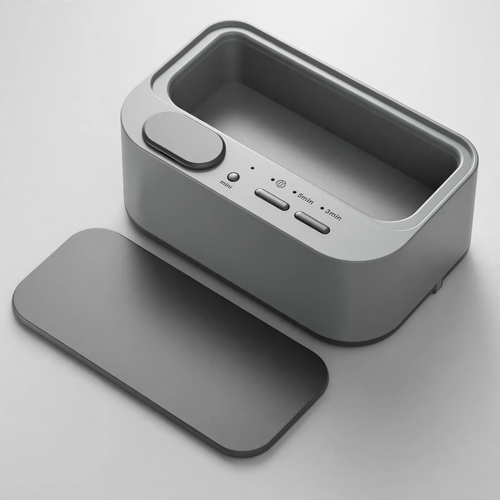 Ultrasonic cleaning device for glasses and jewelry