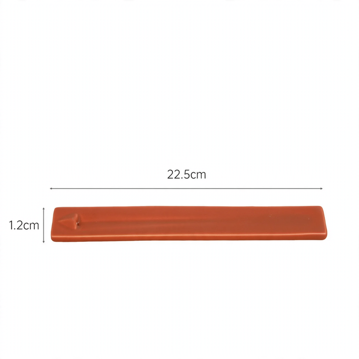 Ceramic incense stick holder, round