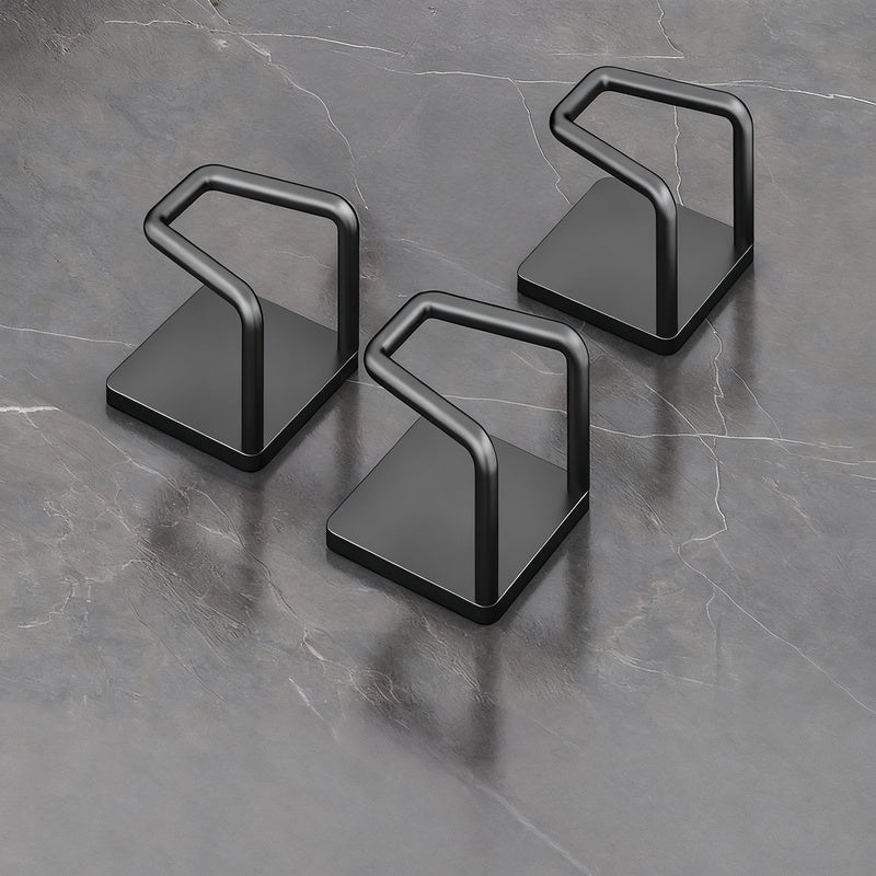 Stainless steel wall hooks without drilling, set of 6/8
