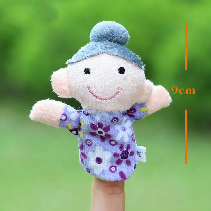 Finger puppet unicorn, 8 cm, short plush