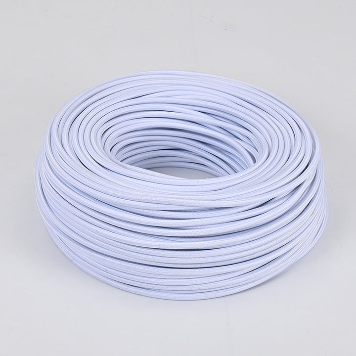 Textile-encased power cable 2×0.75 mm²