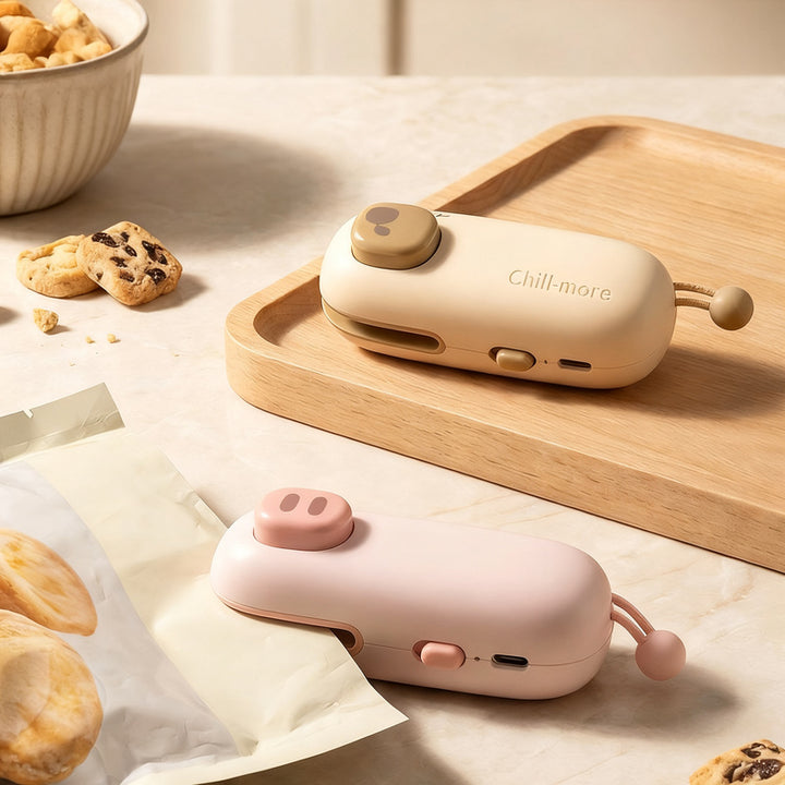 Portable film sealer for food