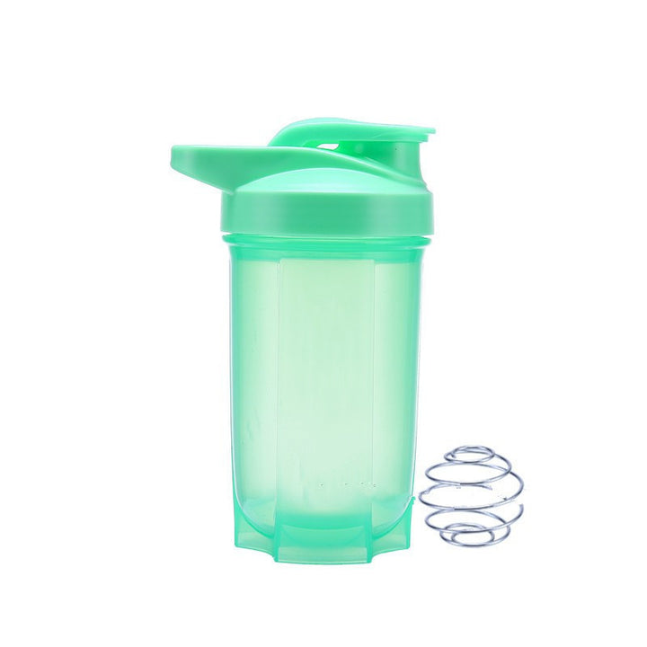 Plastic protein shaker, 500 ml, portable