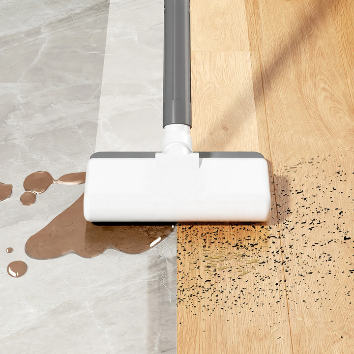 Portable cordless vacuum cleaner and mop with mite removal.