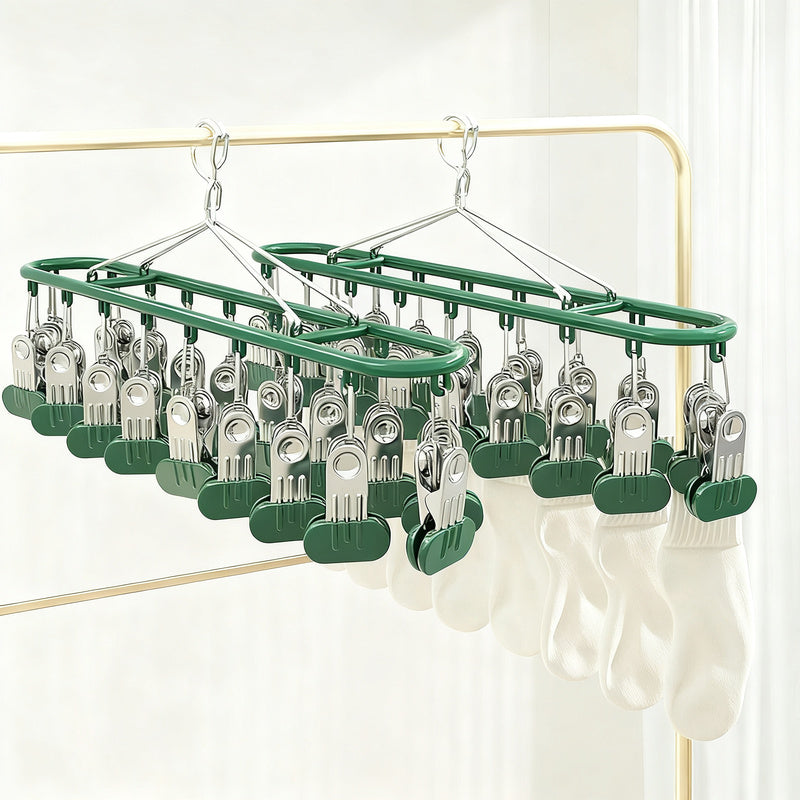 Steel clothespin holder, 18–20 clips
