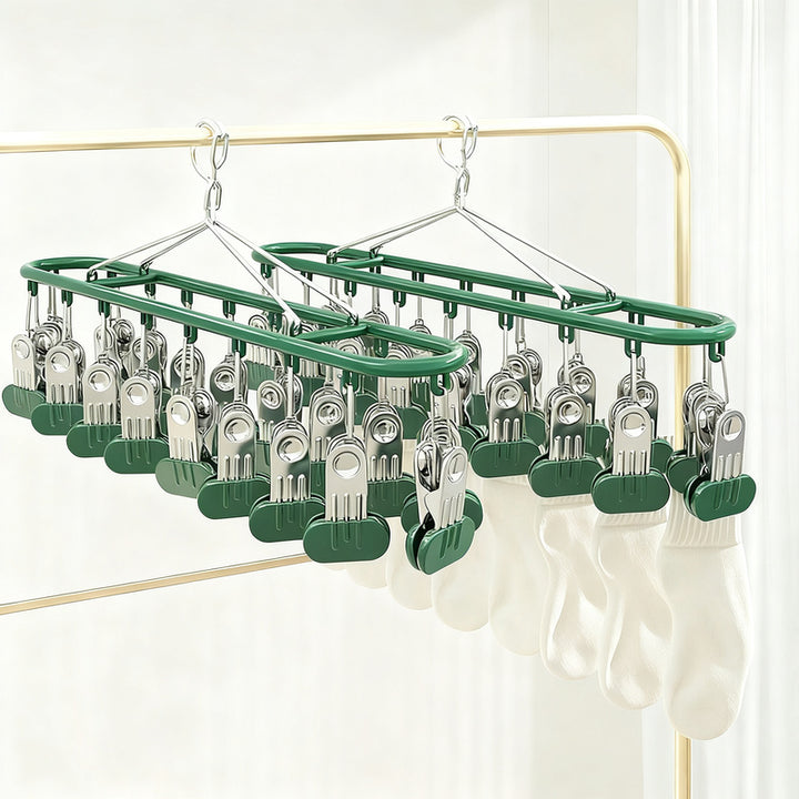Steel clothespin holder, 18–20 clips