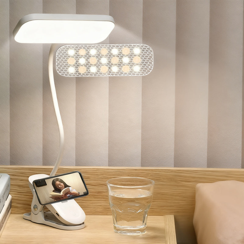 LED desk lamp with color temperature selection