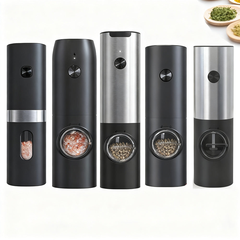 Electric pepper mill, 70 ml, stainless steel