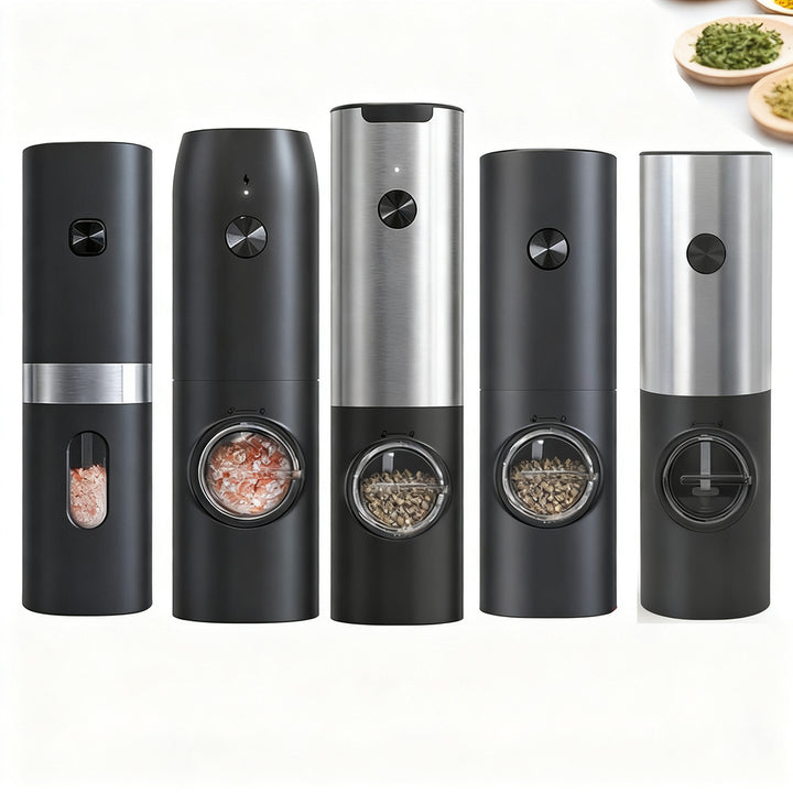 Electric pepper mill, 70 ml, stainless steel
