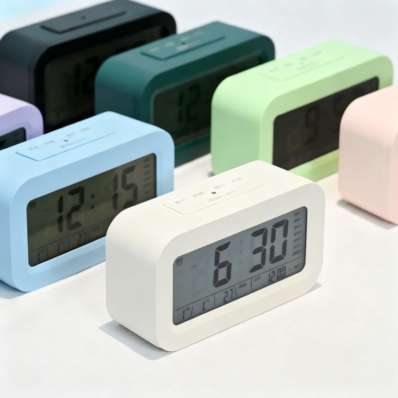 Digital Alarm Clock Light with LED Display