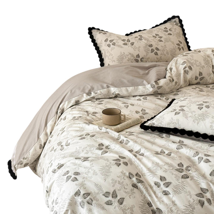 Cotton bedding set, mother-baby quality, floral pattern