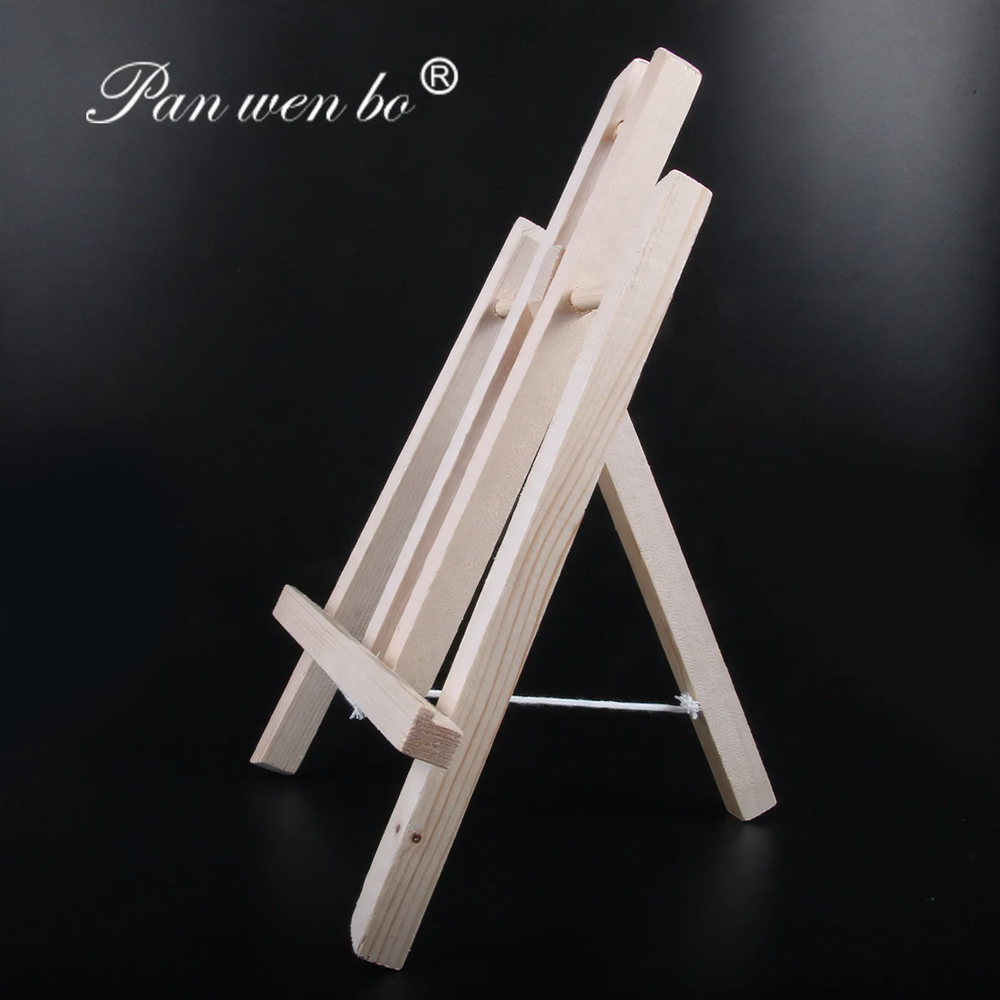 Small wooden easel made of pine
