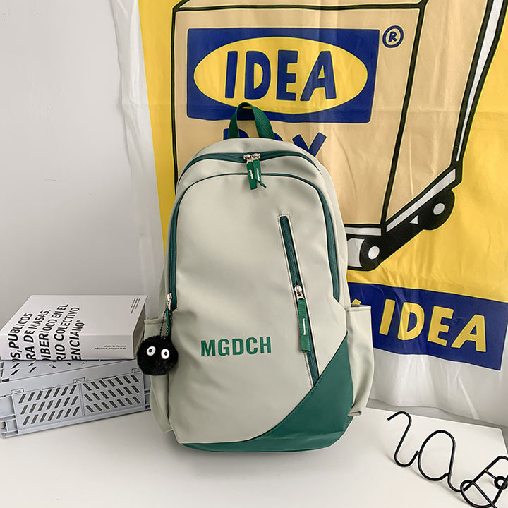 Backpack, 20–35 L, letter pattern, up to 13 inches