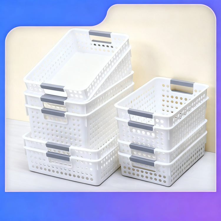 Storage basket plastic, various sizes