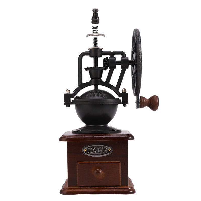 Manual coffee grinder made of stainless steel