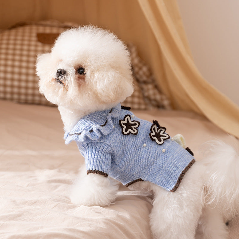 Knitted sweater for dogs, autumn/winter