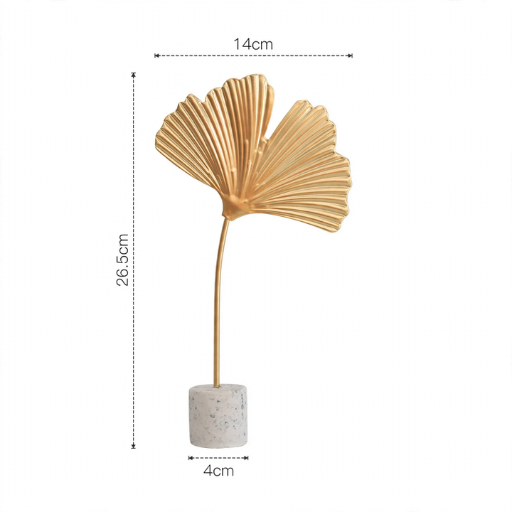 Iceflower decorative figure made of iron, modern