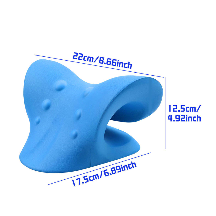 Neck massage pillow with mechanical pressure point massage