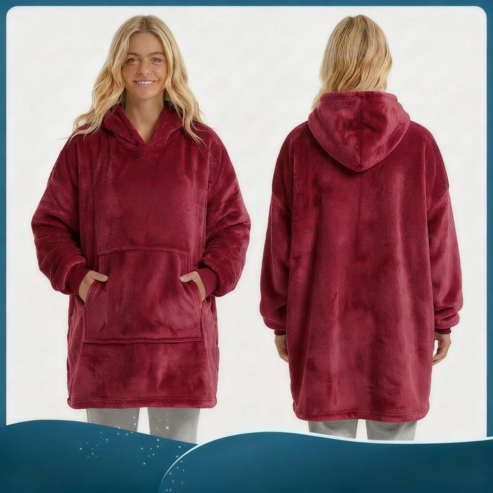 Portable blanket made of fleece, 350 g/m²