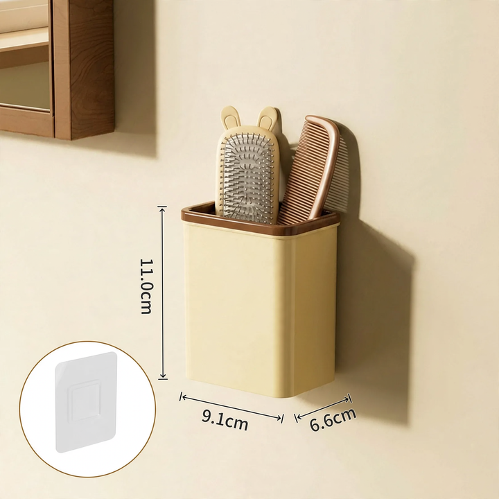 Wall-mounted storage box, self-adhesive
