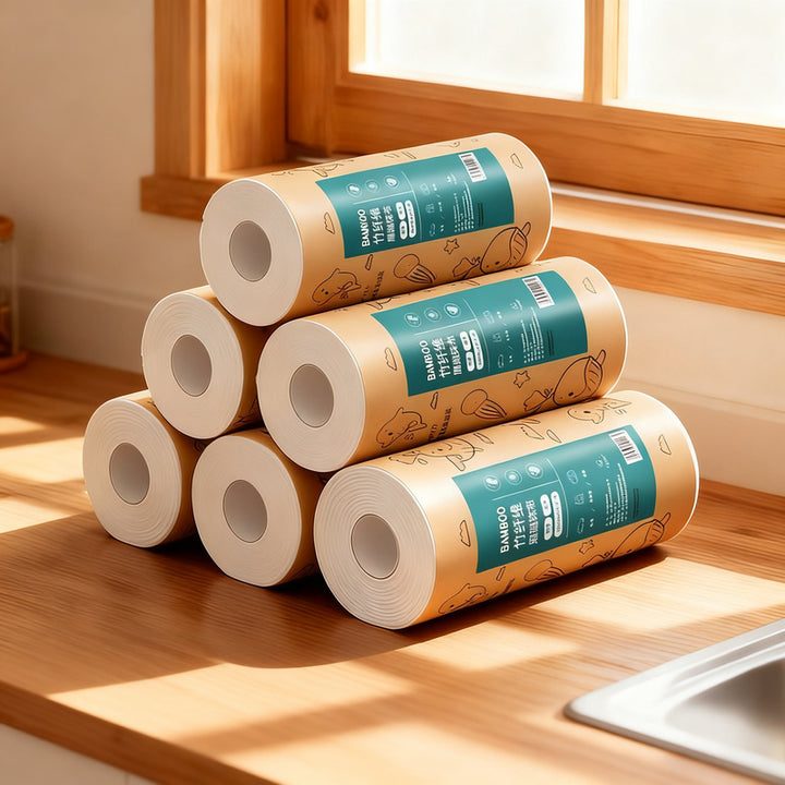 Tearable kitchen cleaning cloths for replacement