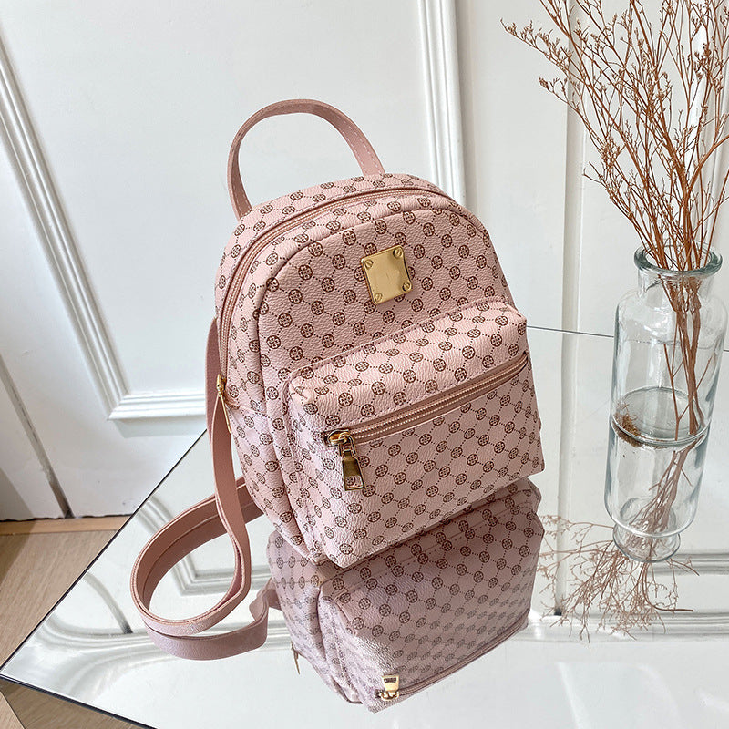 Backpack made of PU, breathable, fresh look
