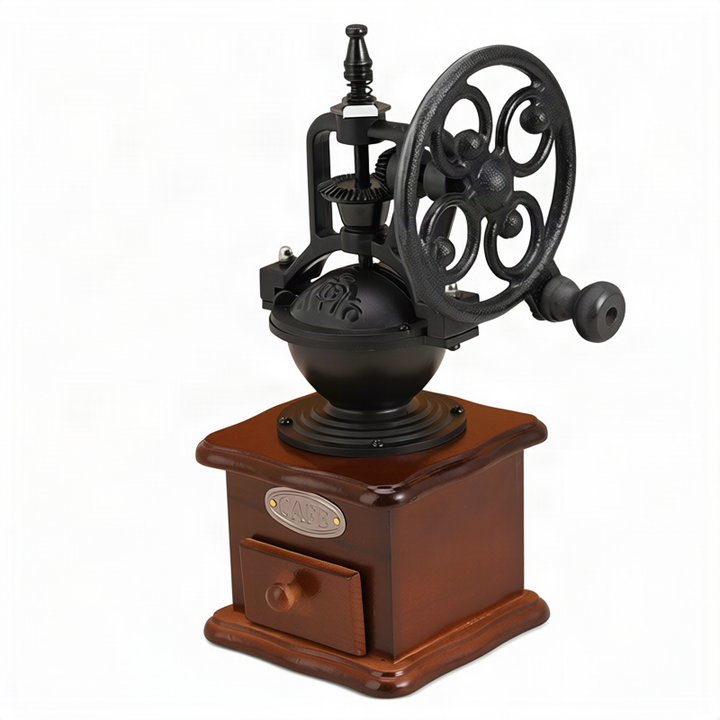 Manual coffee grinder made of stainless steel