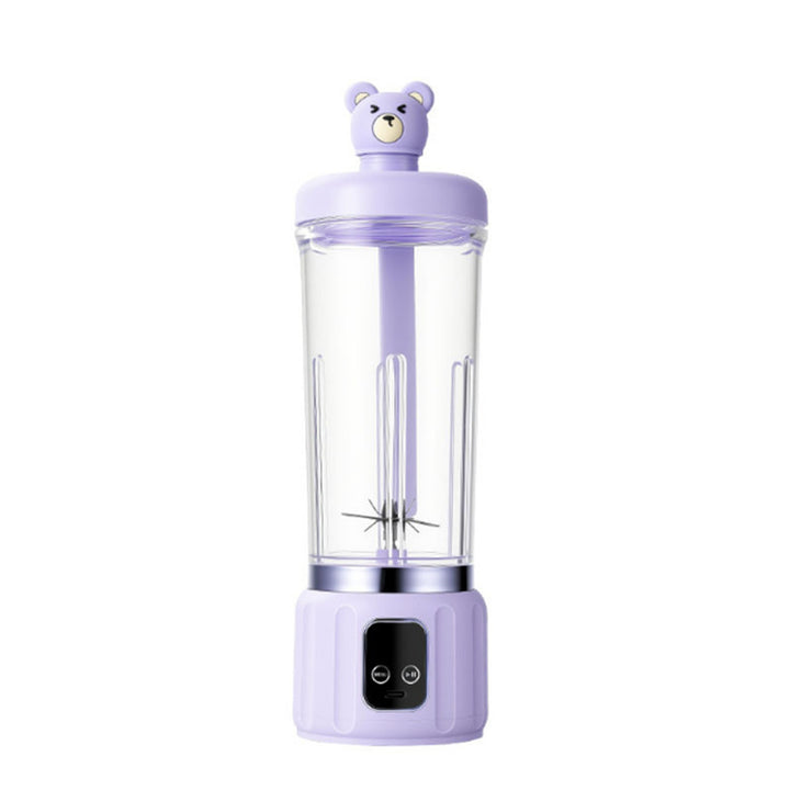 Portable smoothie blender with 12 blades, rechargeable