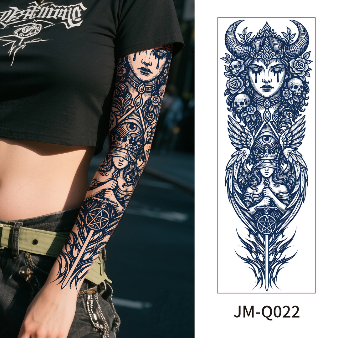 Temporary tattoo stickers, various designs