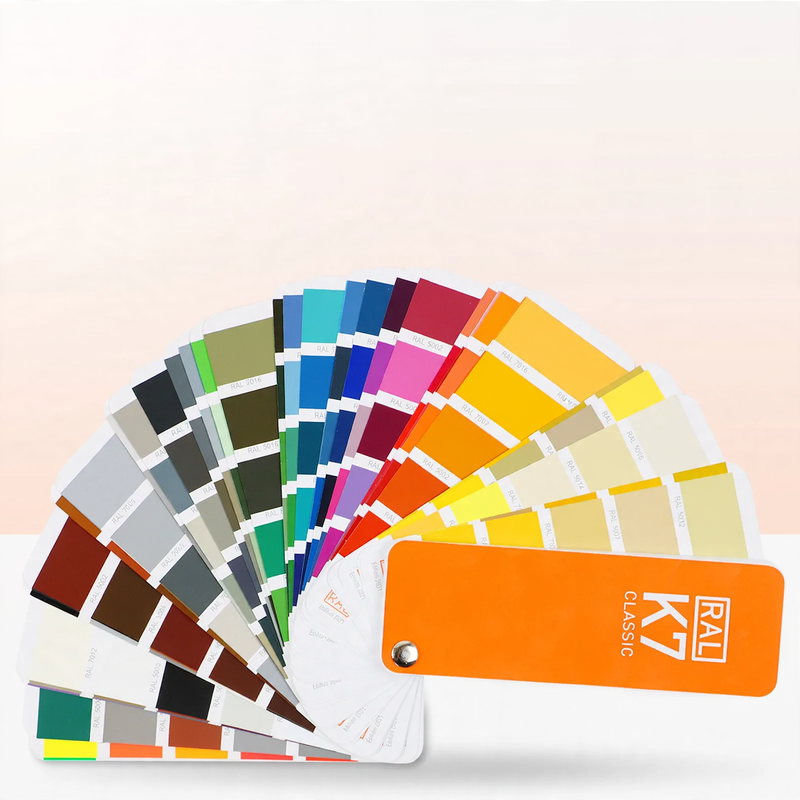 RAL K5 Color Fan silk matt - water-based