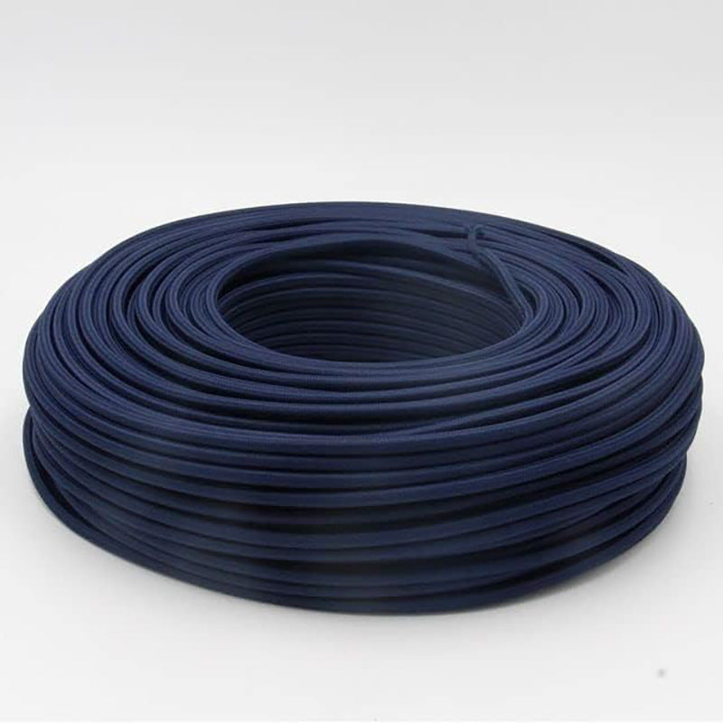 Textile-encased power cable 2×0.75 mm²