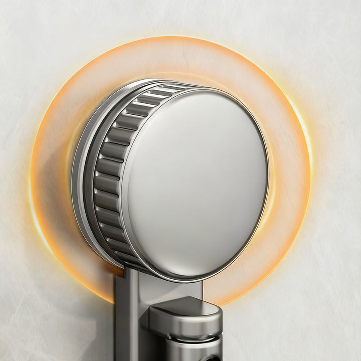 Suction cup holder for kitchen towels, rotatable