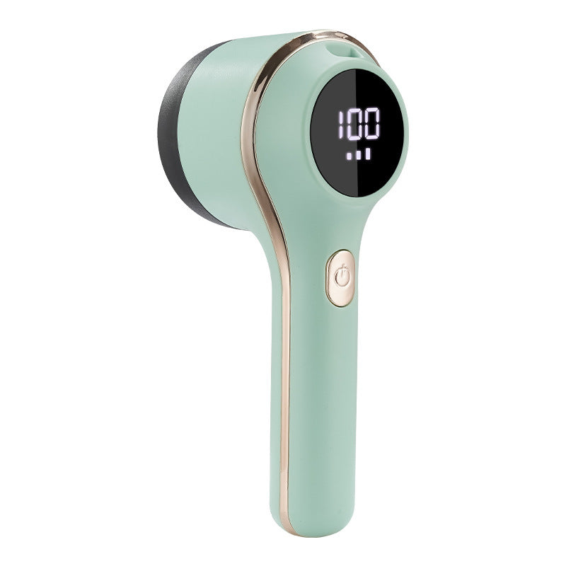 Portable Battery-Powered Lint Remover with Display