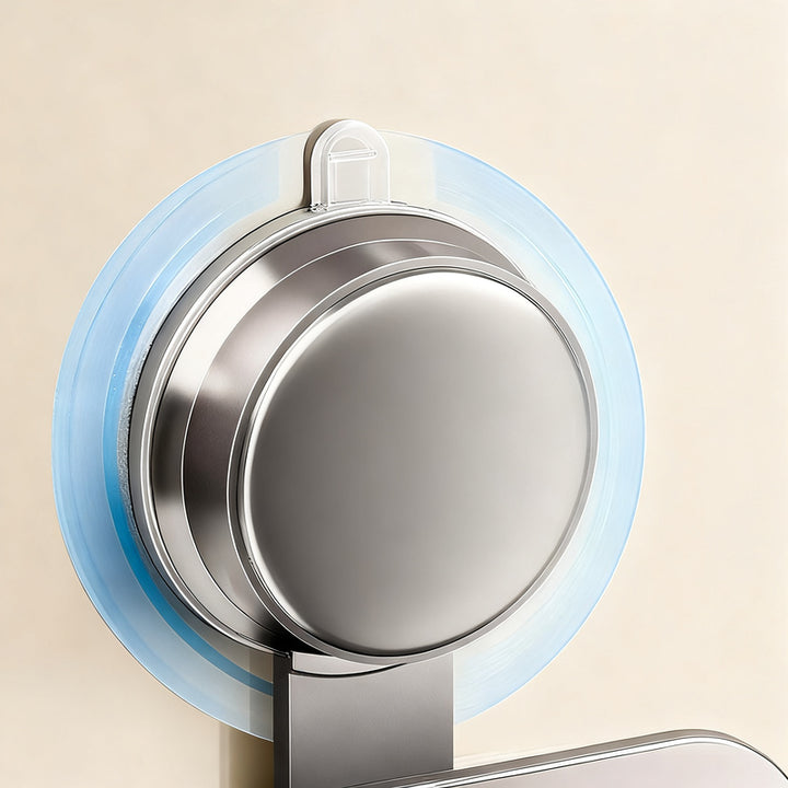 Suction cup holder for hair dryer