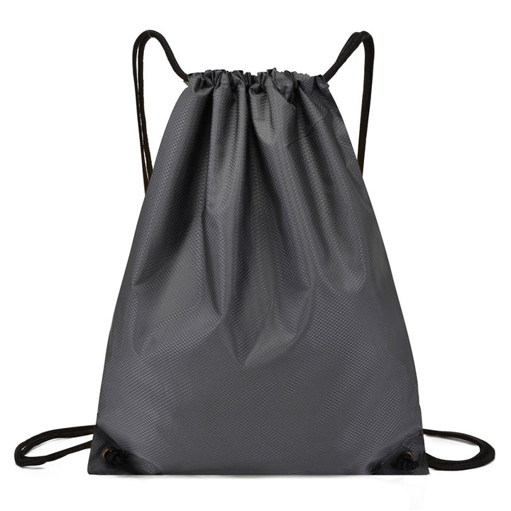 Sporty backpack with drawstring, 20–35 L, oxford fabric