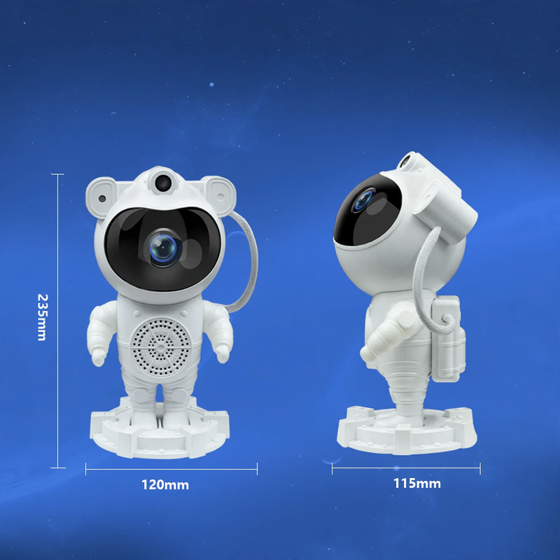 Star projector with astronaut design