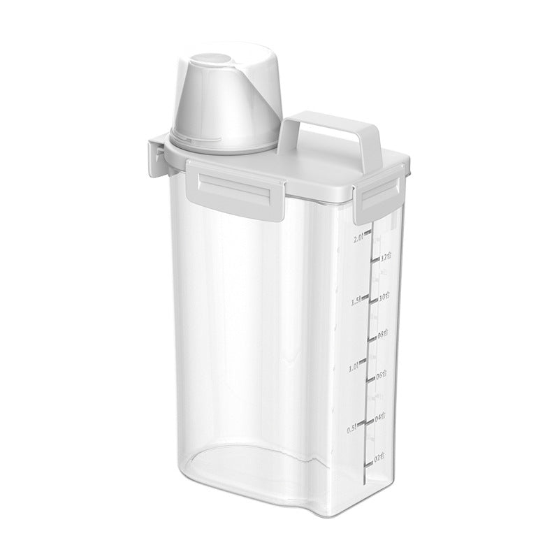 Plastic storage container with lid, airtight