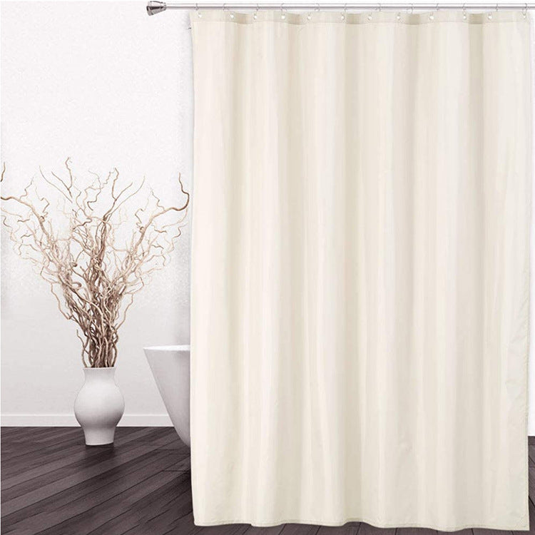 Shower curtain, PEVA, transparent, 80–120 cm