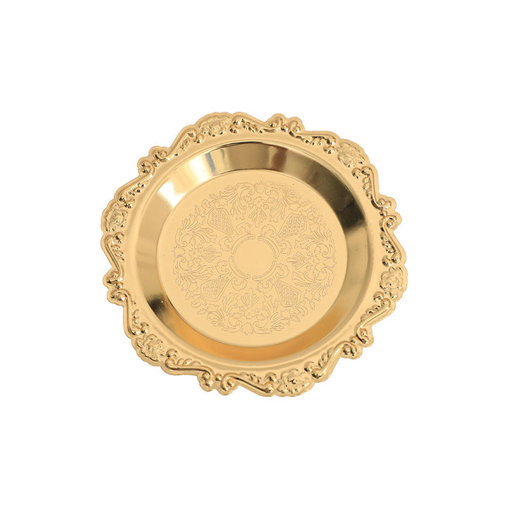 Decorative bowl with relief pattern, gold
